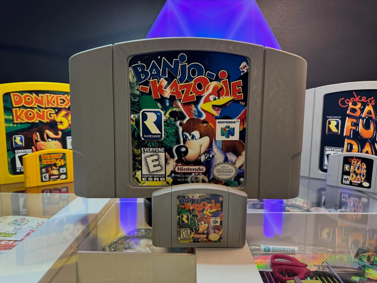 N64 Cartridge Wall Hanger Oversized Optimized Pins by