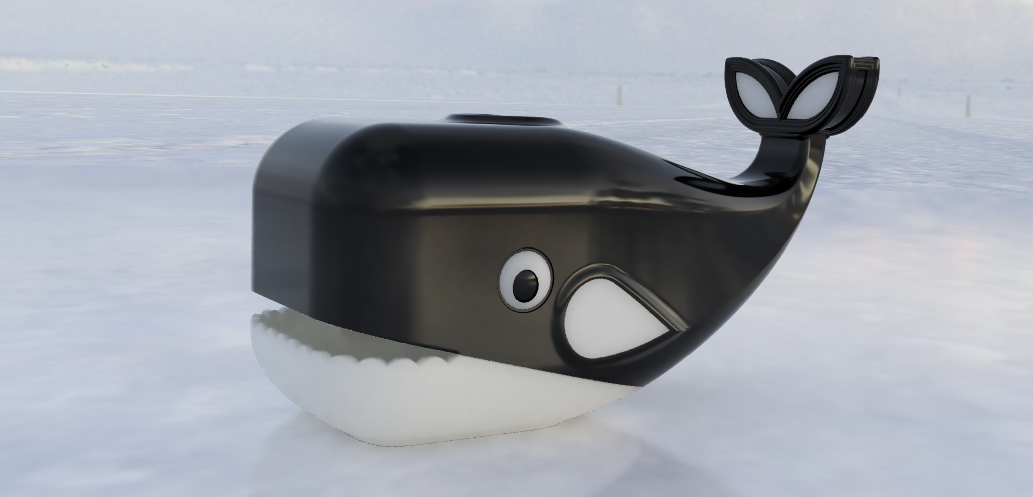 Stylized Whale by Tortel3D | Download free STL model | Printables.com