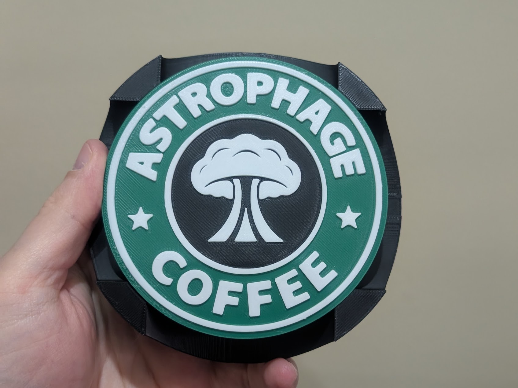 Astrophage Coffee Coaster 3D model