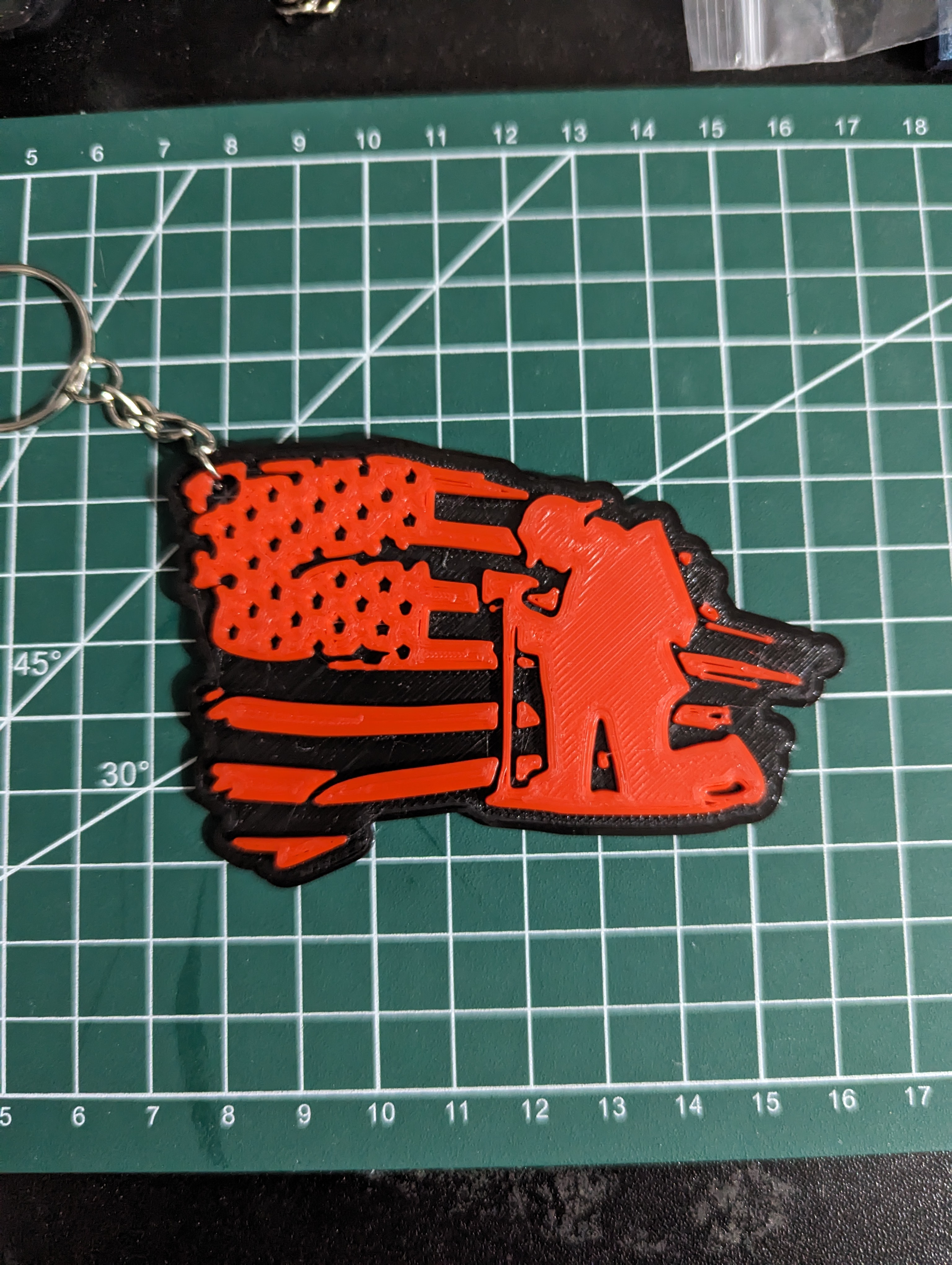 Firefighter Keychain