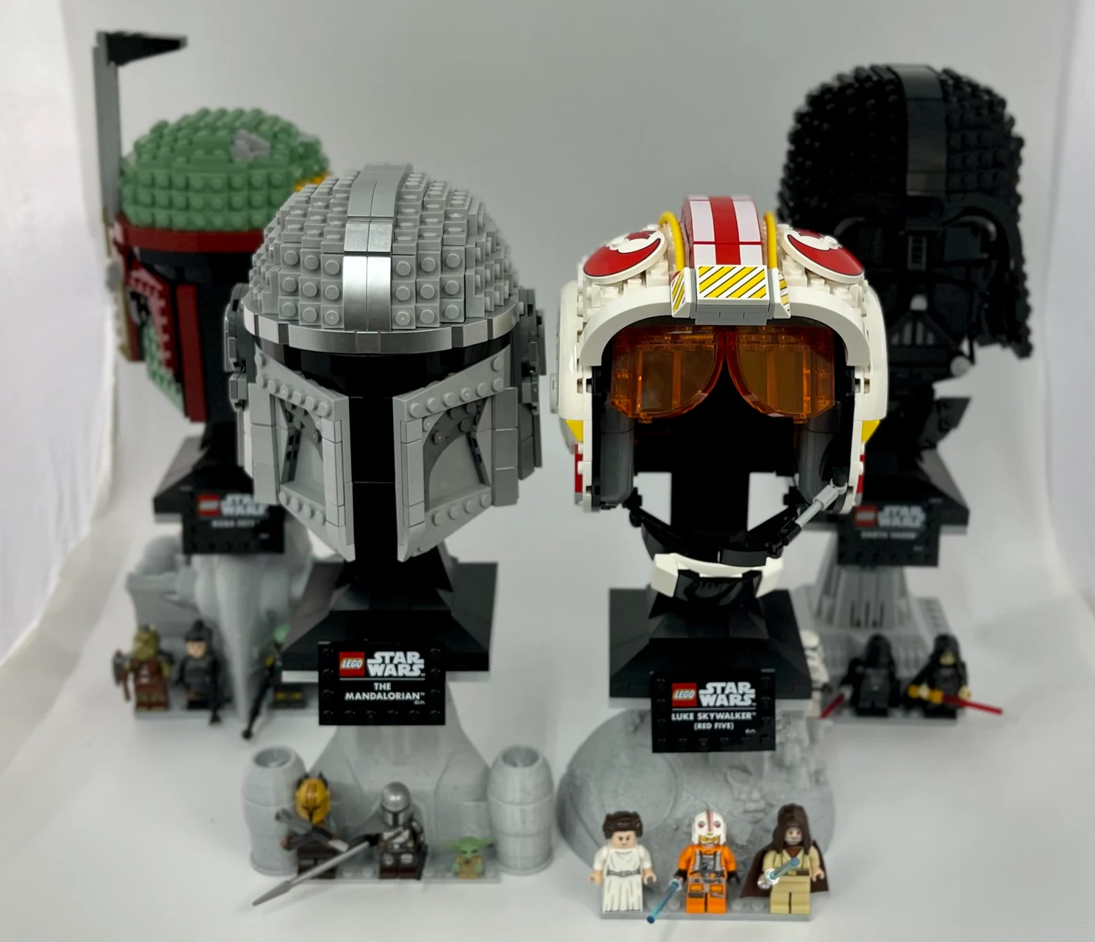 Lego Star Wars Helmet Display Stands by DVA Maker Studios | Printables ...