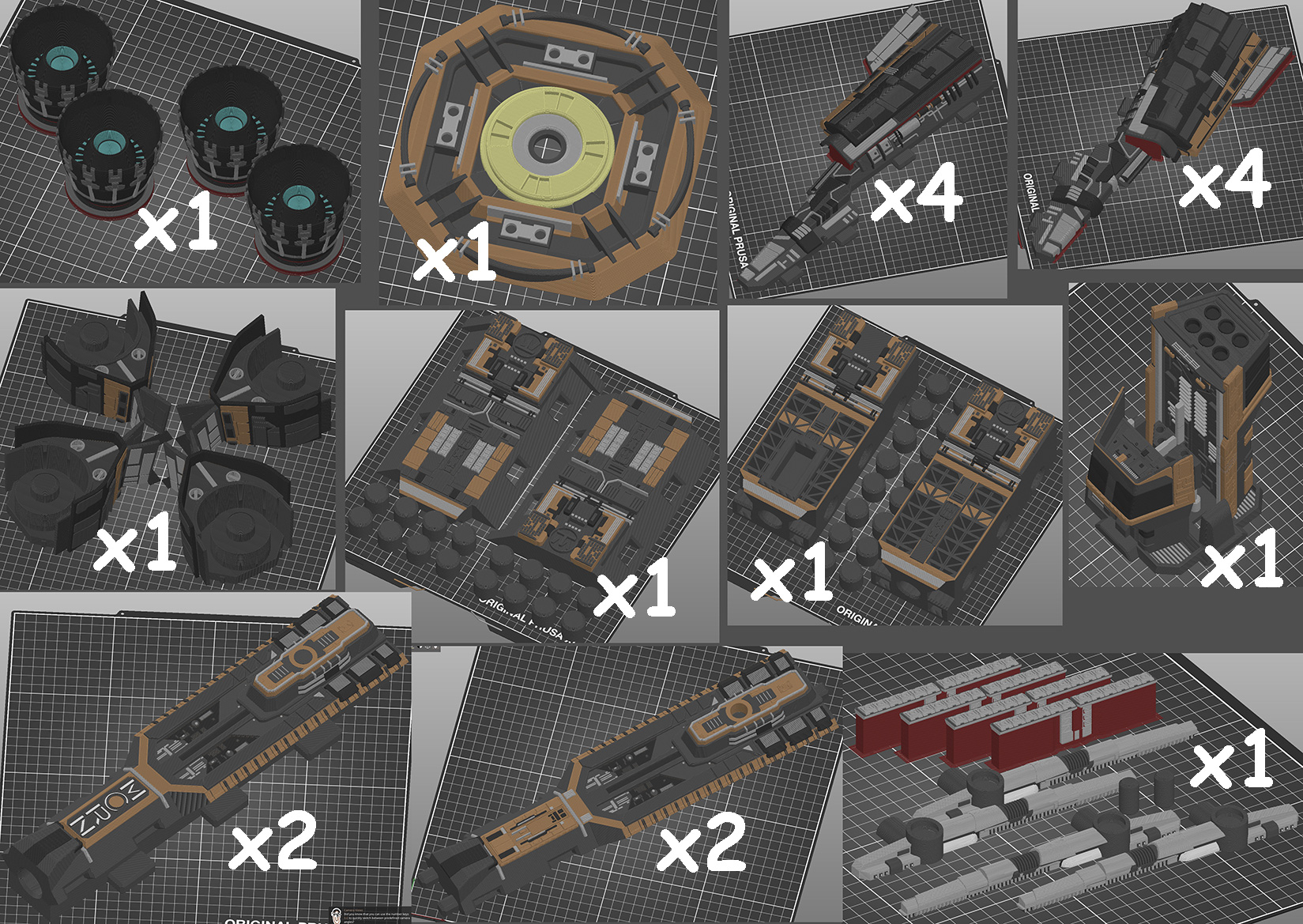 MCRN Donnager MMU for Prusa XL-5T by BaconFase | Download free STL ...