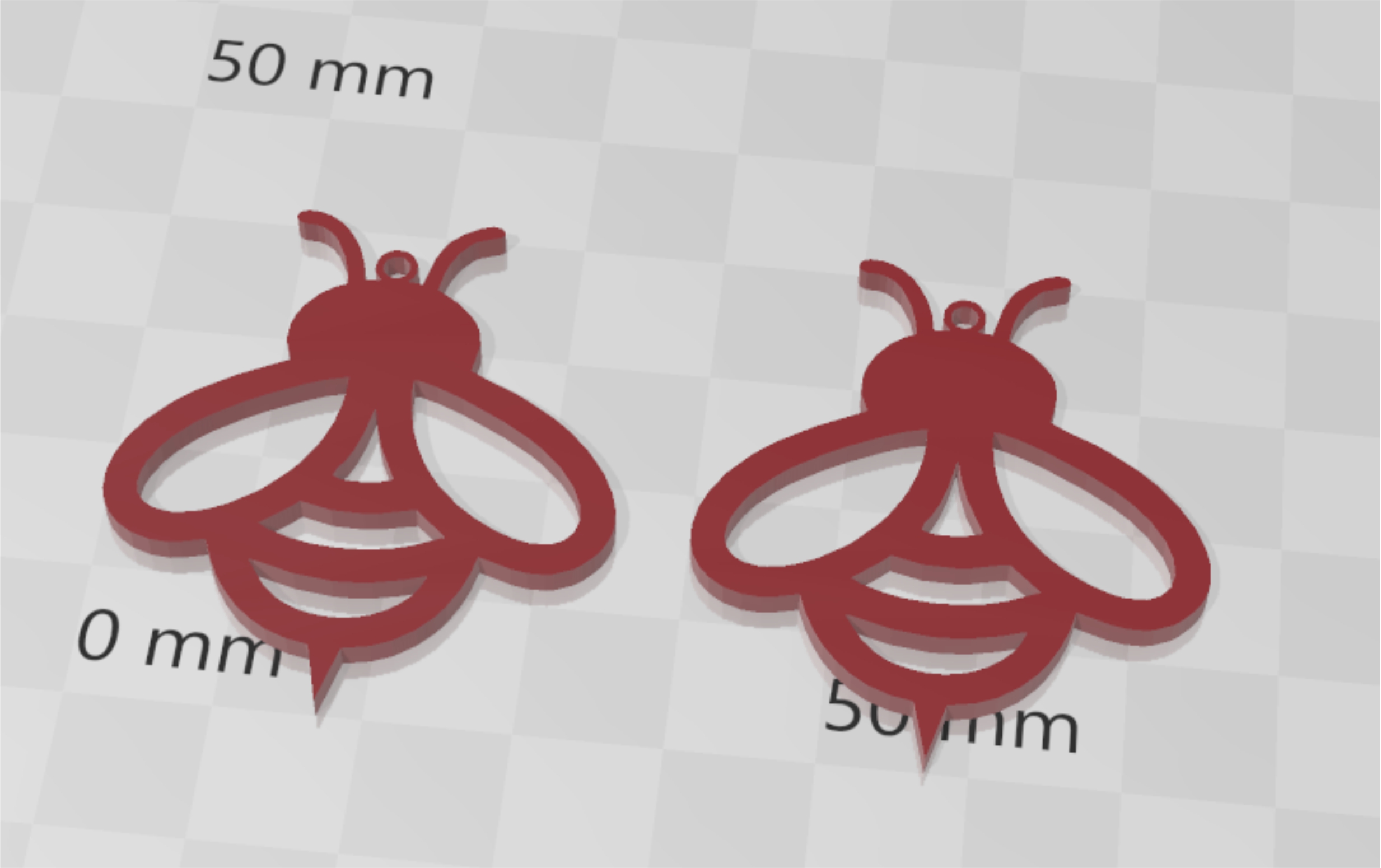 Cute bee earrings