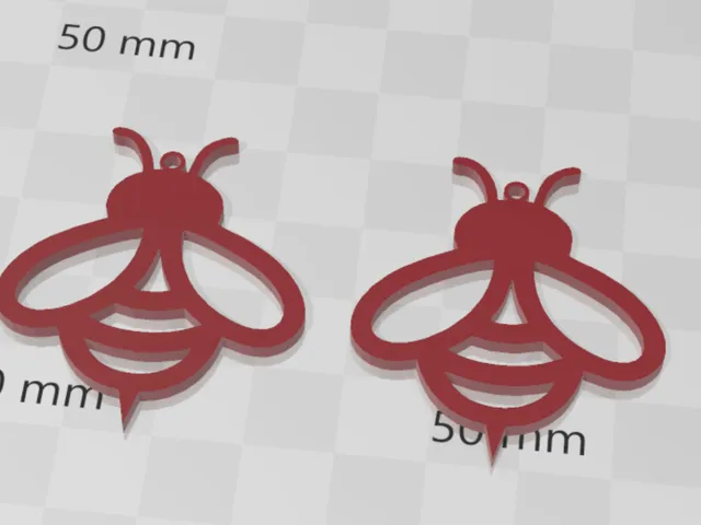 Cute bee earrings