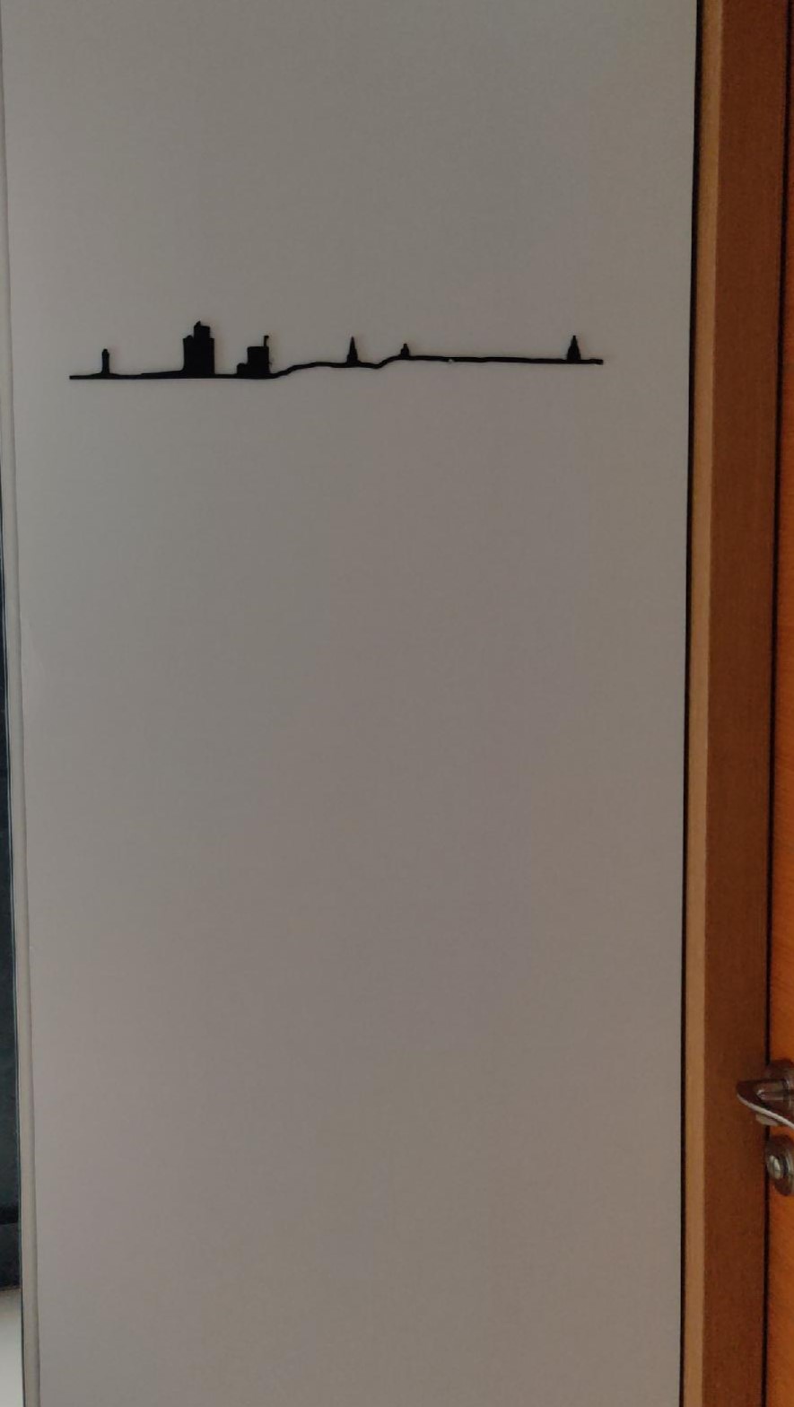 Ligne minimaliste de la ville de La Rochelle FR
