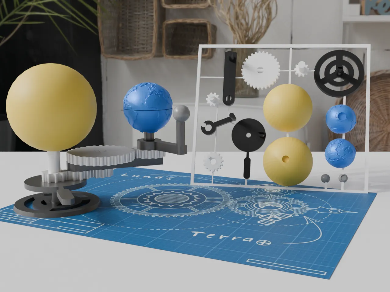 7 Ideas For 3d Model Of The Earth Sun And Moon