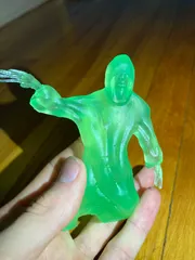 Hooded monster figurine