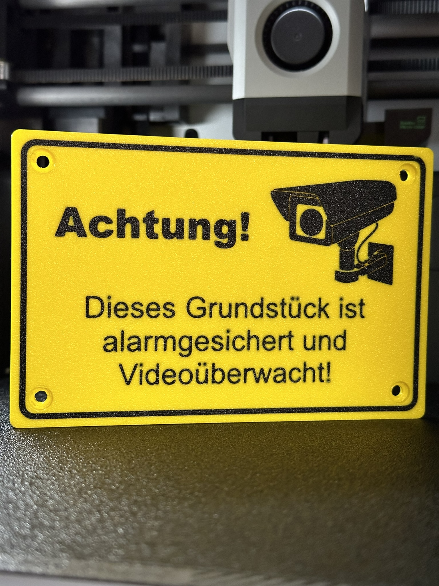 Hinweisschild Videoüberwachung