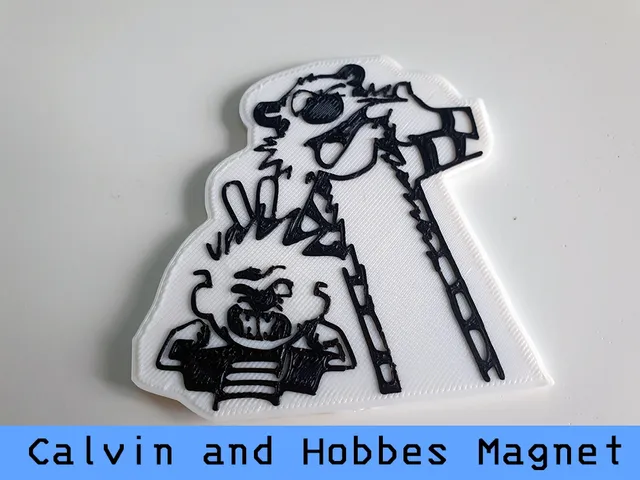 Calvin and Hobbes Magnet