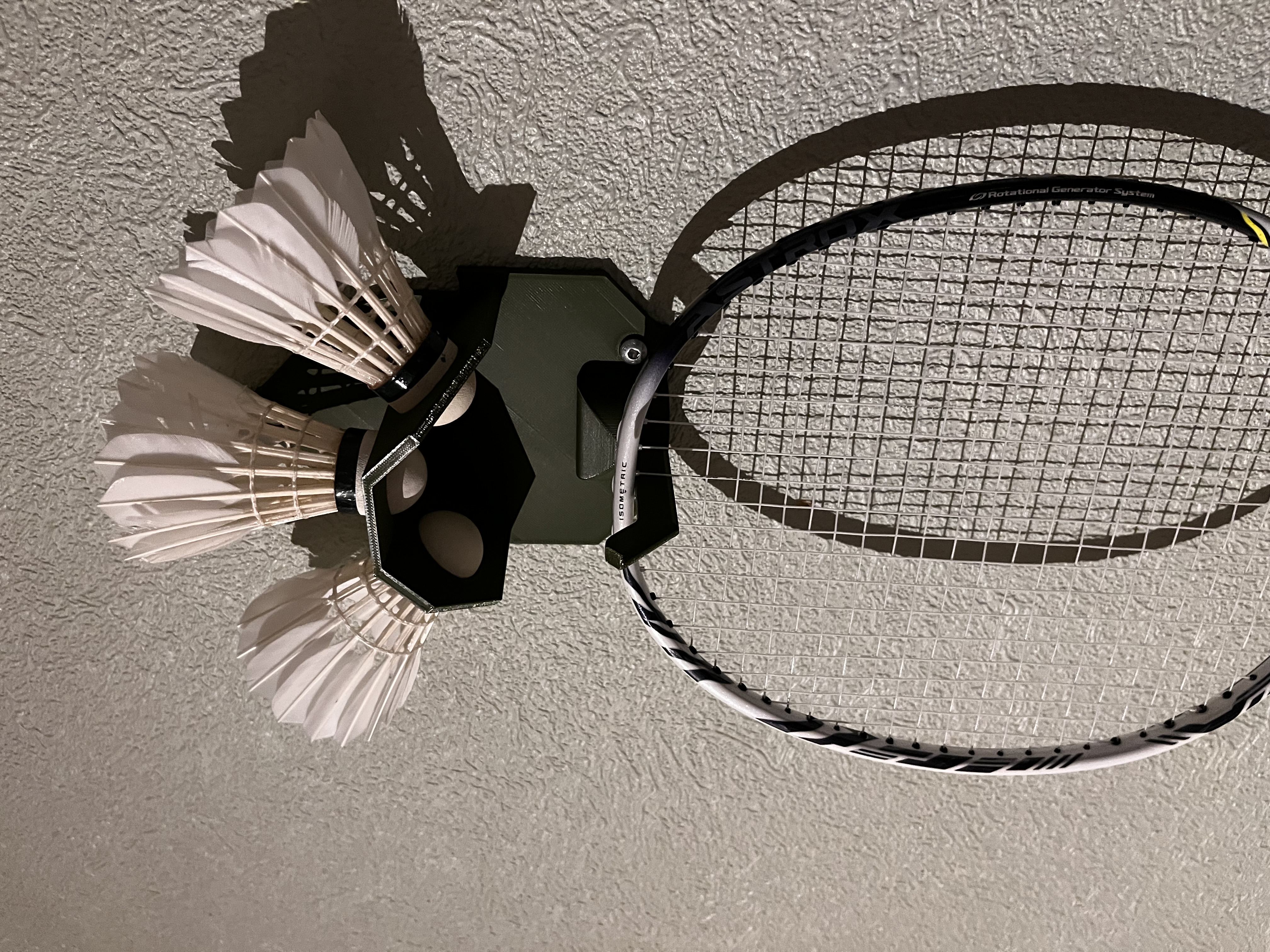 Miniatura 2 do modelo 3D Badminton racket hanger