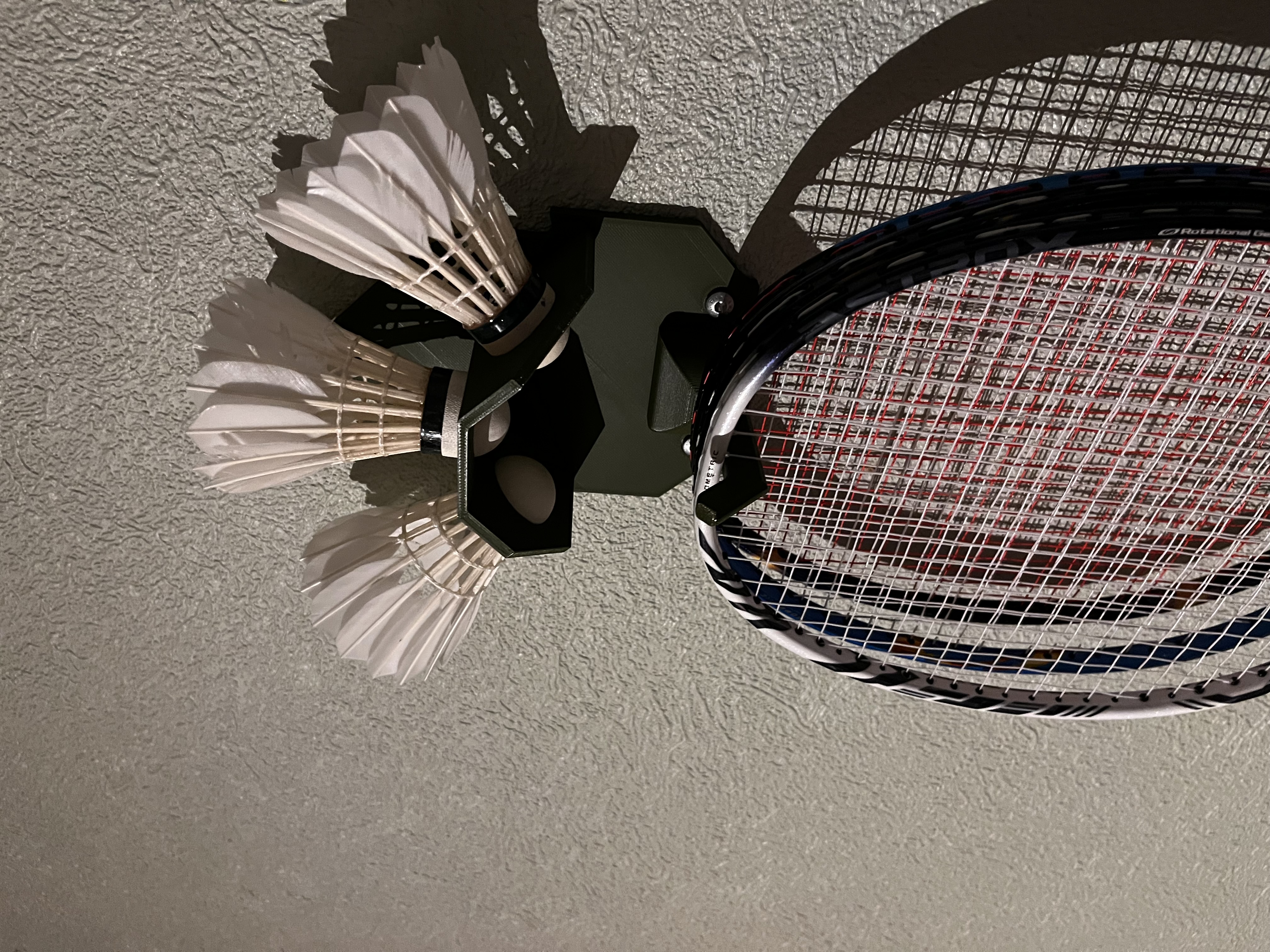 Miniatura 6 do modelo 3D Badminton racket hanger