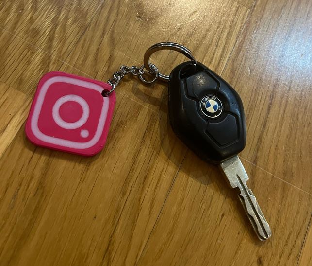 NFC keychain instagram
