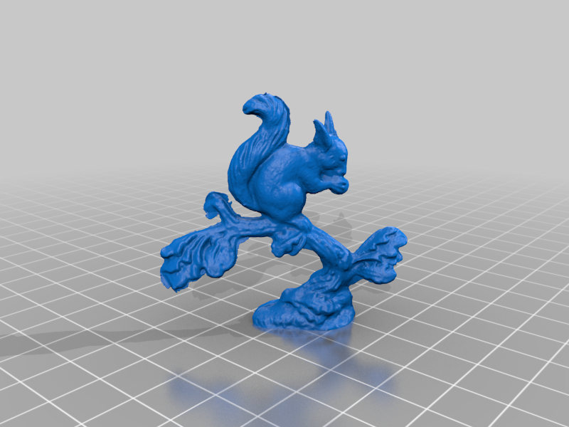 Squirrel, GDR/DDR Figurine - 3D Scan