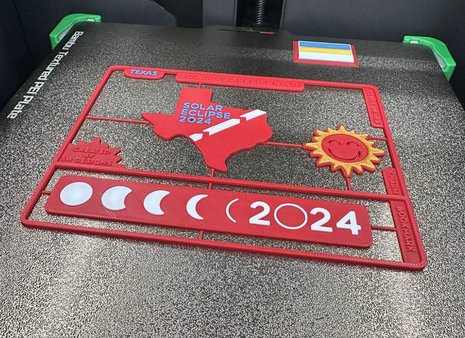 TEXAS Solar Eclipse 2024 Fun Kit da iamnotwhoiam Scarica il modello STL gratuito