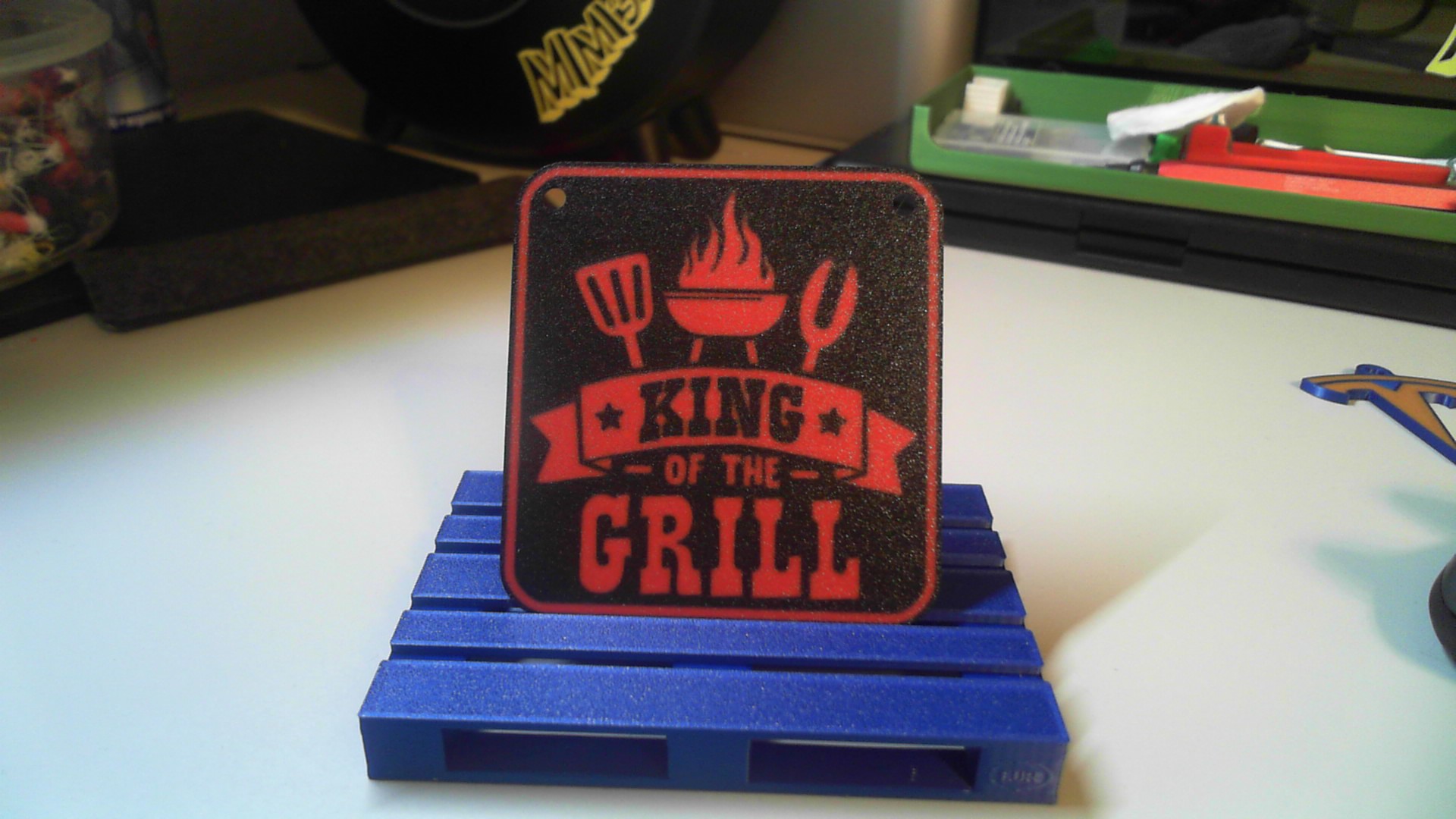 King Of The Grill sign