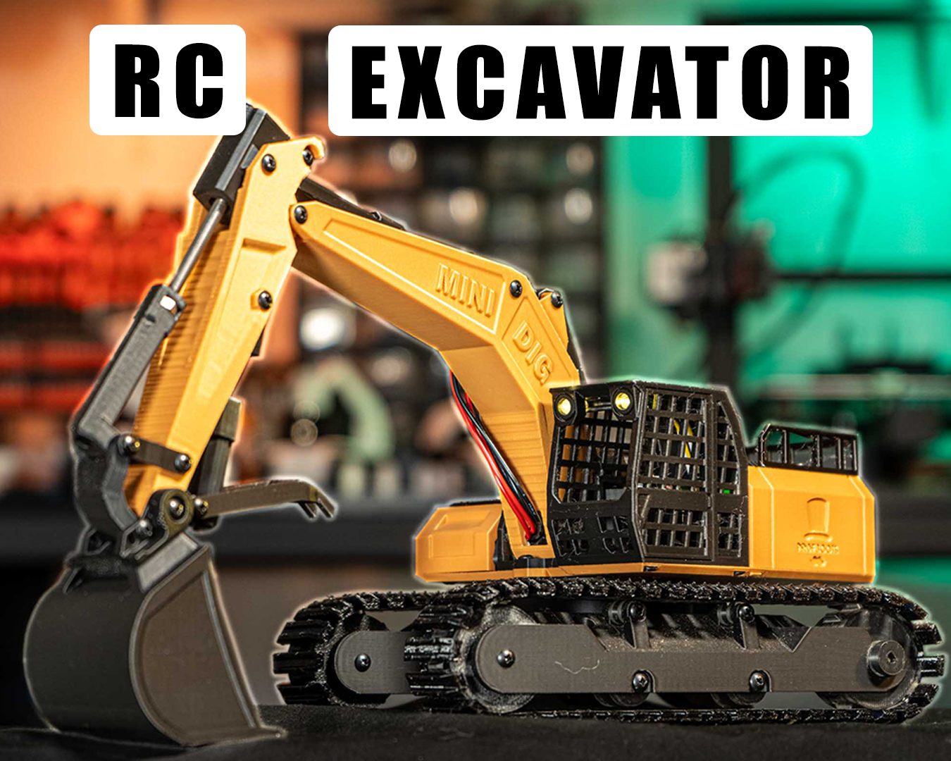 Diy rc excavator on sale