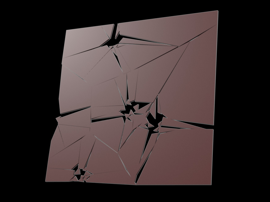 Shattered Wall Art