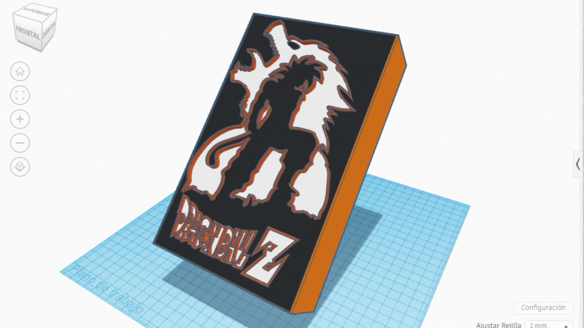 dragon ball z led rgb lamp