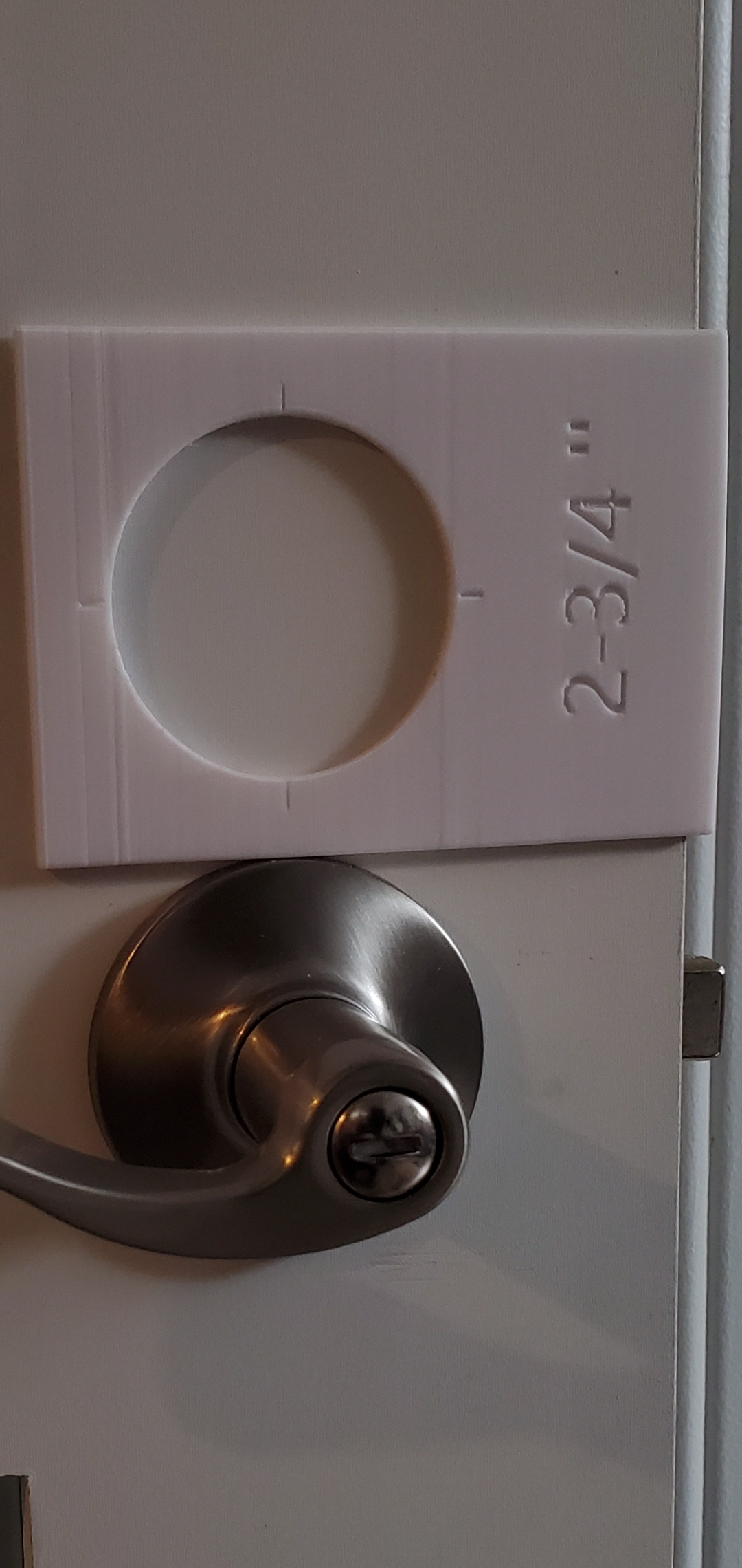 DoorKnob Drill Guide 2-3/4 ''