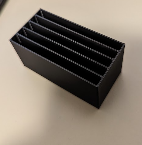 5 cards holder by fbonanno85 | Download free STL model | Printables.com