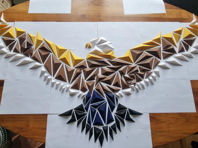 eagle 3d wall art
