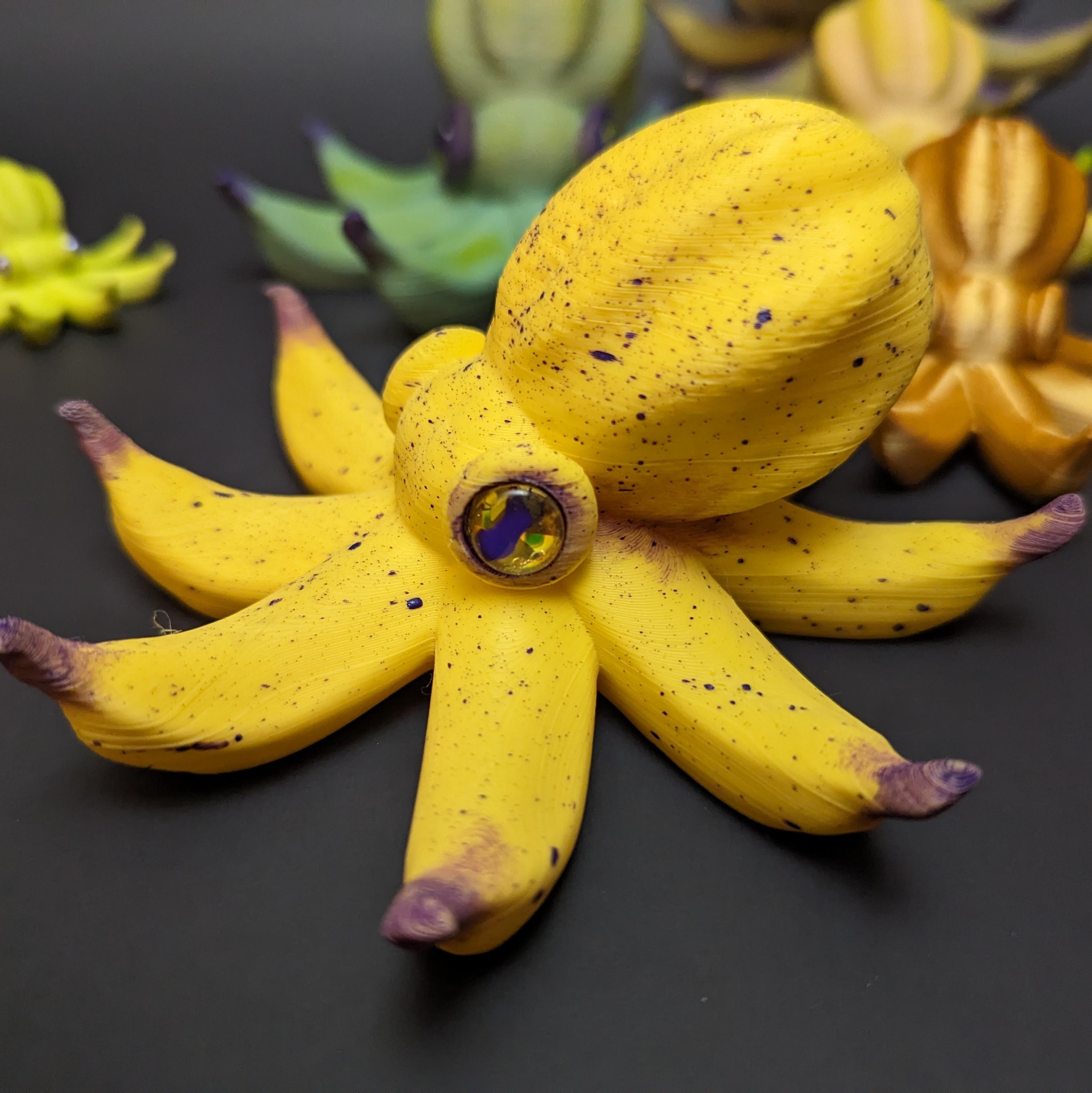 Octonana V2 (octopus banana) by Daann_ii | Download free STL model ...