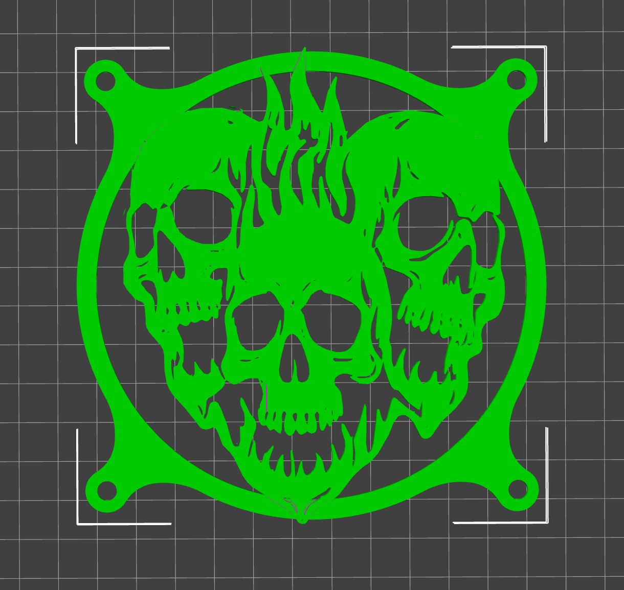 Skull por kewtd descargar modelo stl gratuito printables