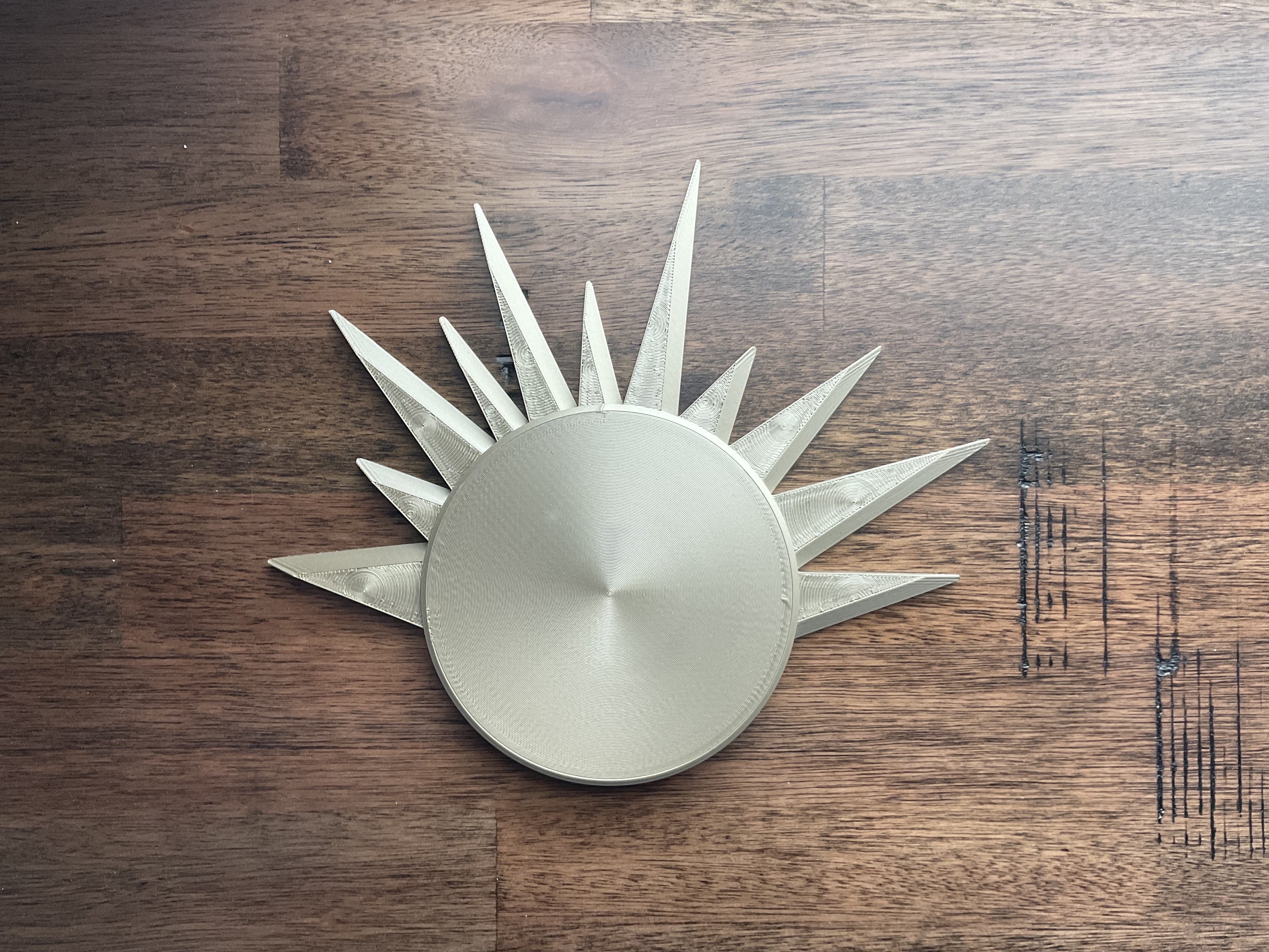 Sunburst coaster