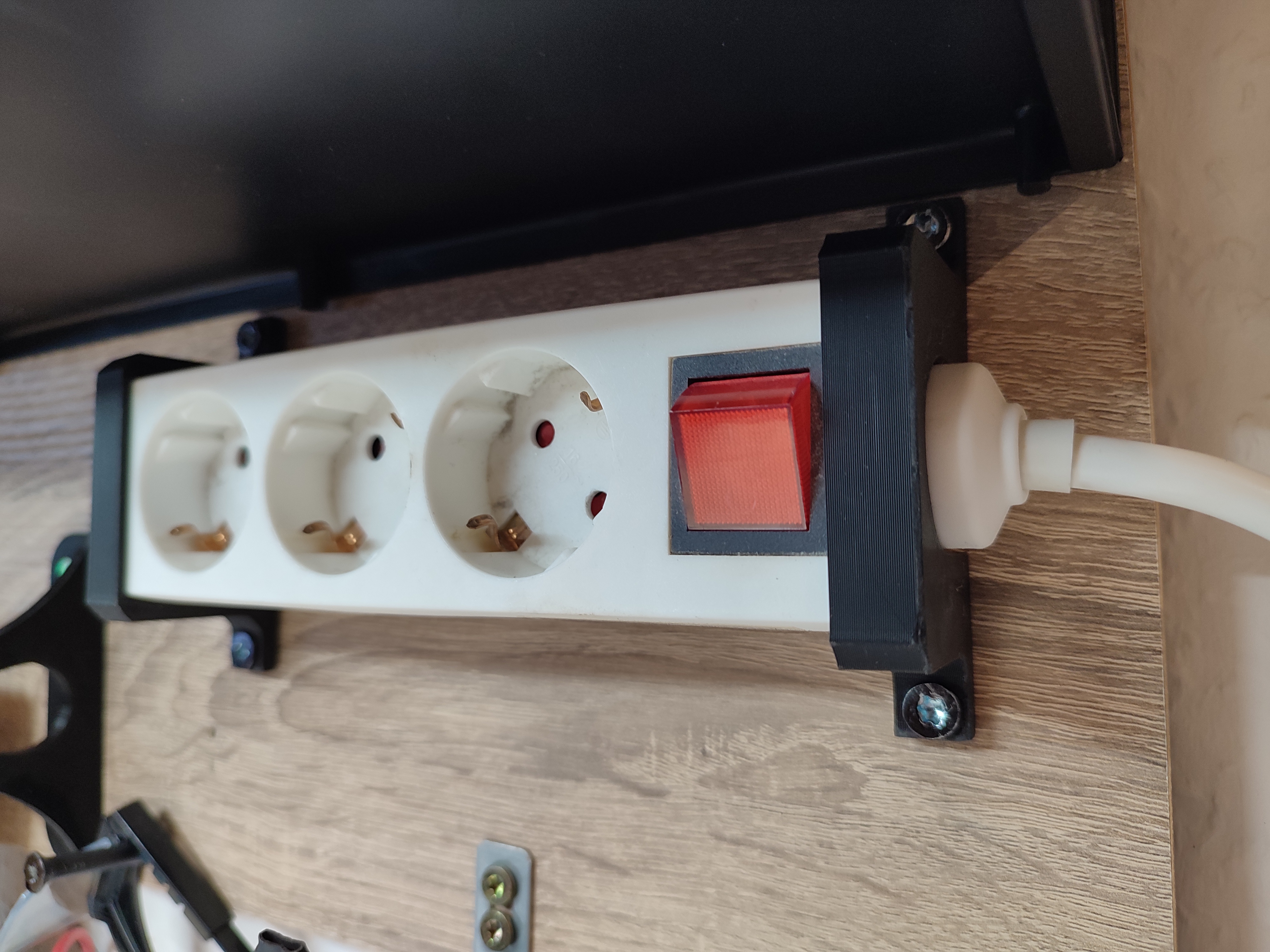 Socket strip holder