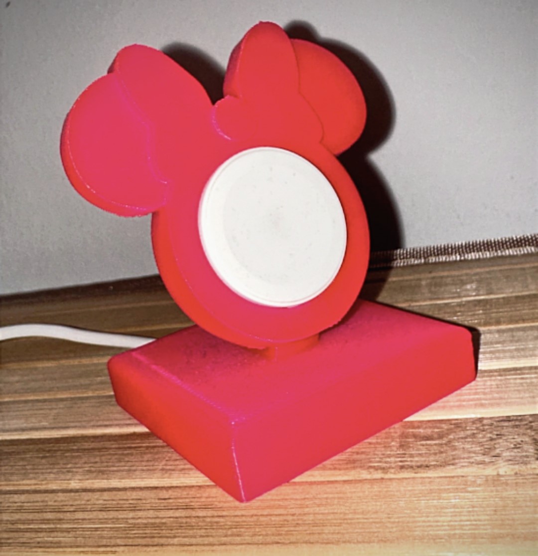 Minnie Mouse Apple Watch Stand 3D model thumbnail