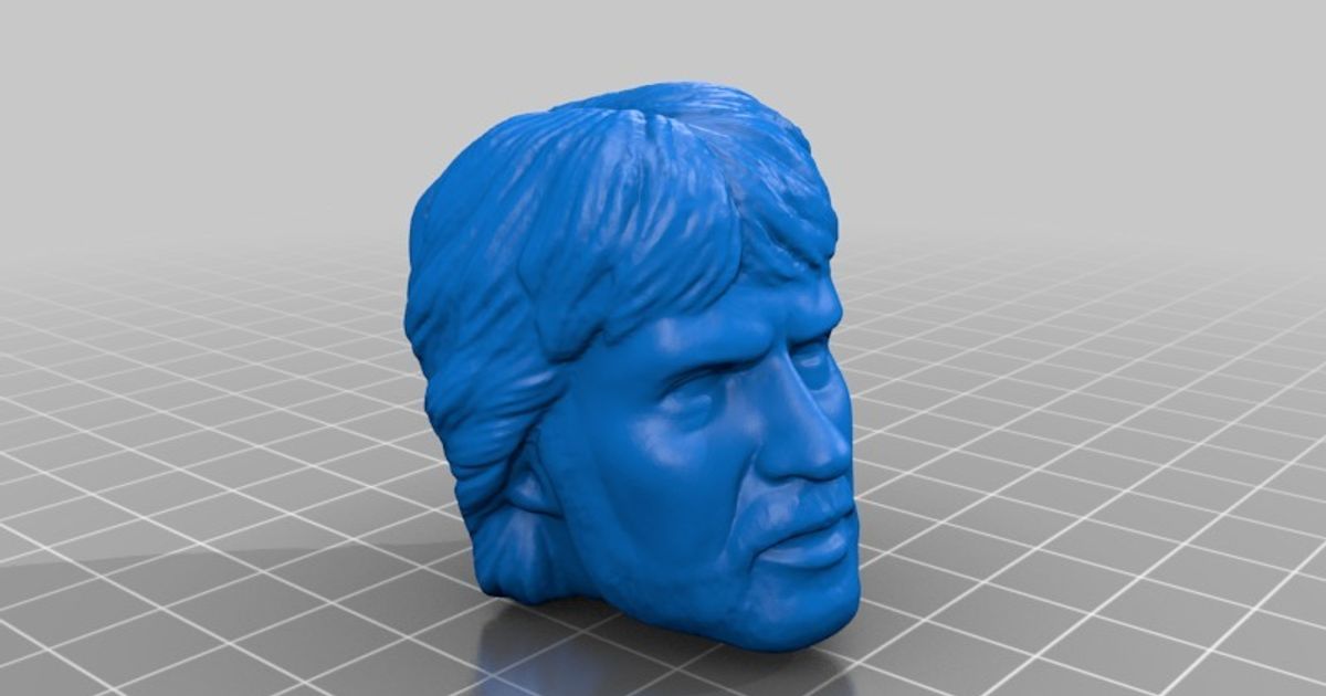 action figure head stl