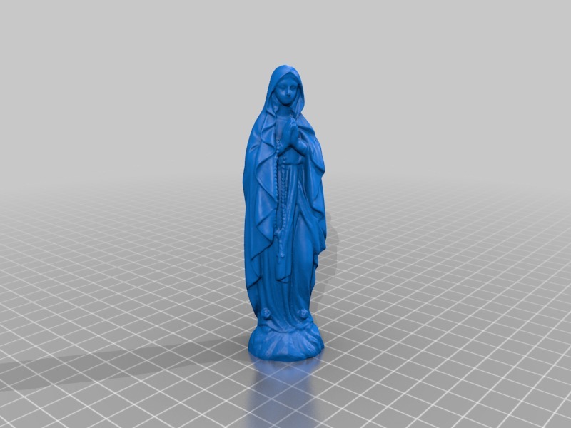 Mother Mary Statue 2 (3D Scan)