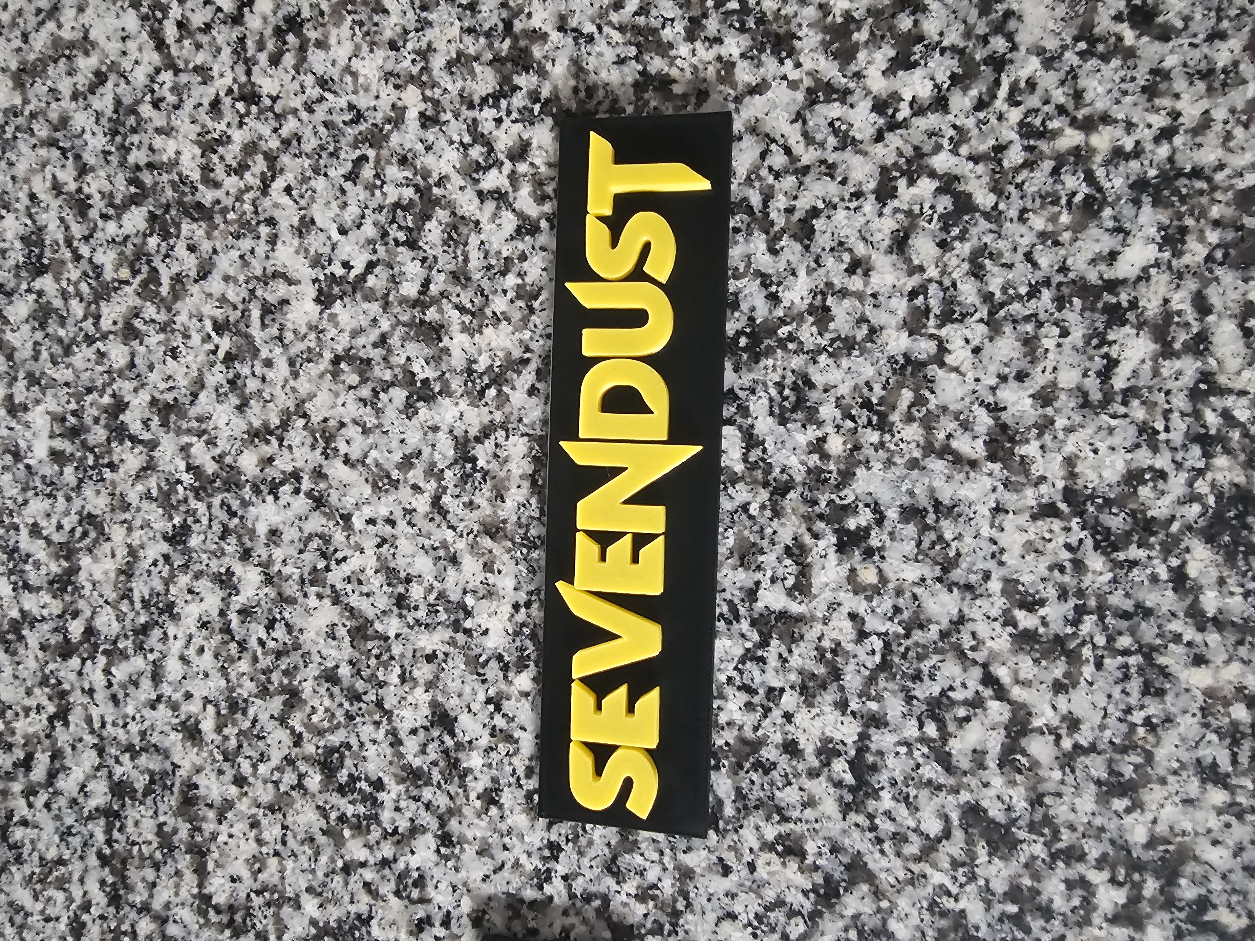 Sevendust 3D Logo Rock Band Wall Art Sign Plaque