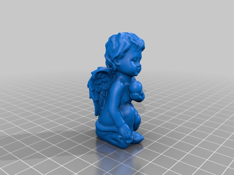 Angel with pearl - 3D Scan