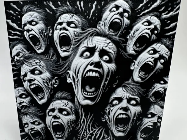 HueForge - Wall Art - "Operatic Disdain"
