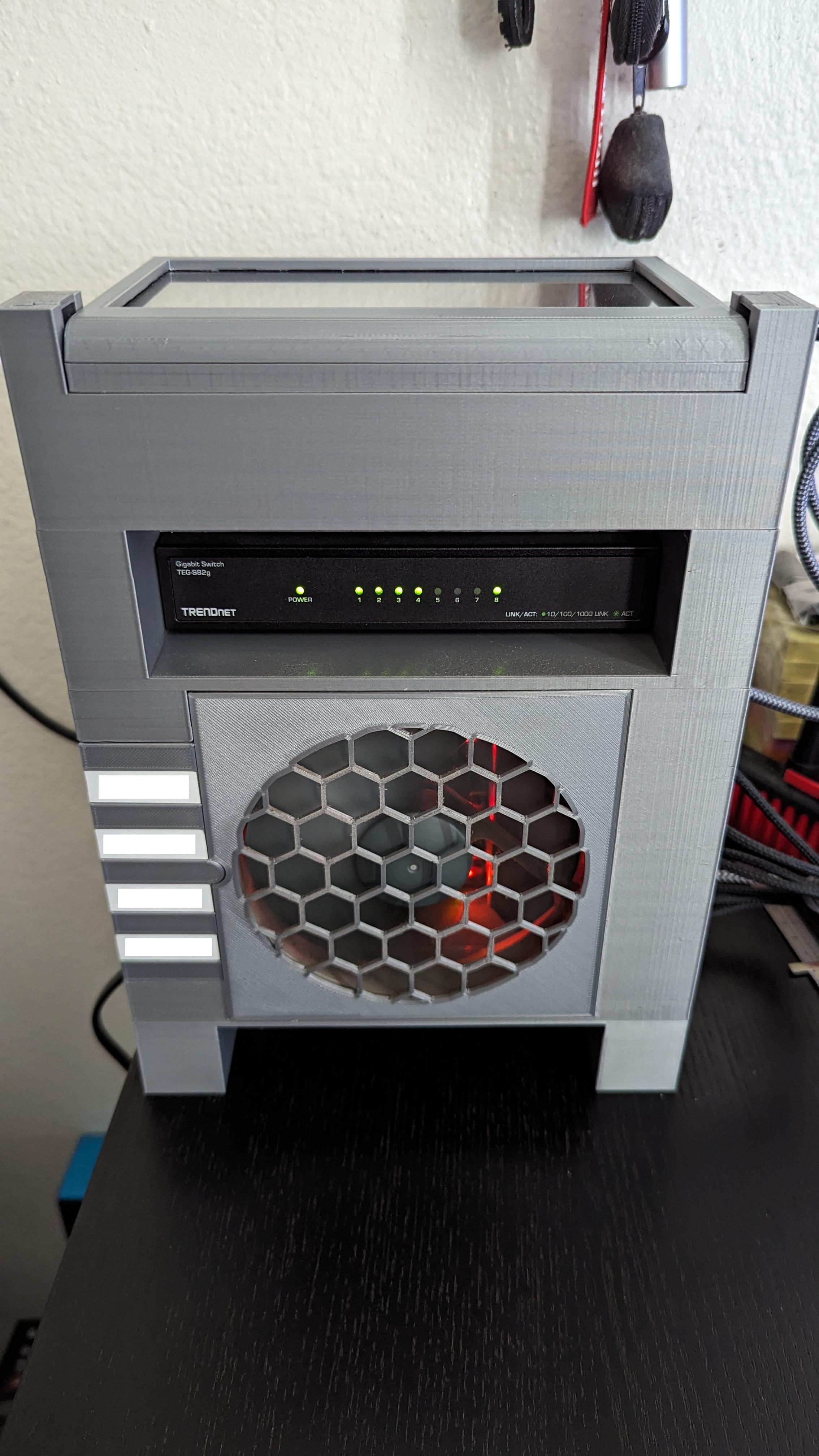 Printable Raspberry Pi 4 Rack Raspberry Pi Rack v2 par Draik | Téléchargez gratuitement un modèle STL ...