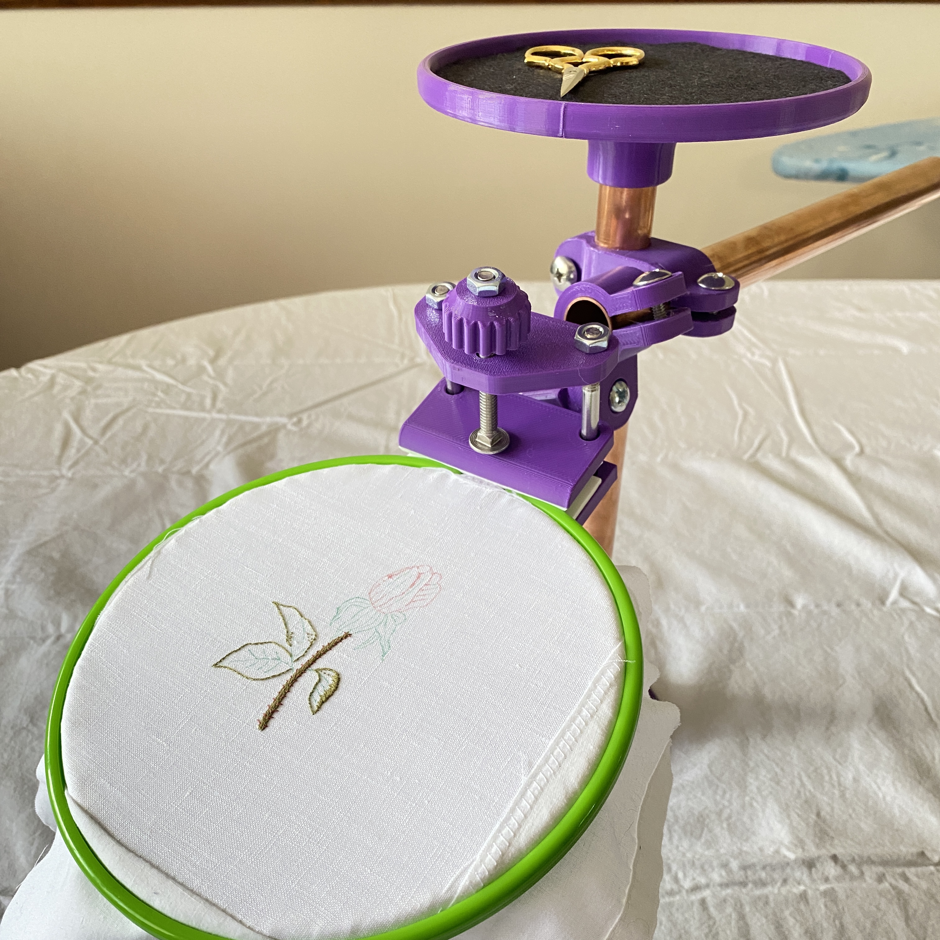 The Clare Embroiderer's Assistant: Ergonomic, Economical, and Easy to Use