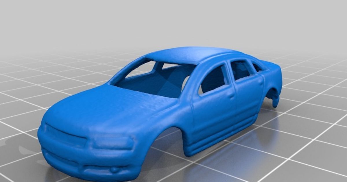 Scanned Audi A8 scale model (1:100) - 3D Scan by openscan | Download ...