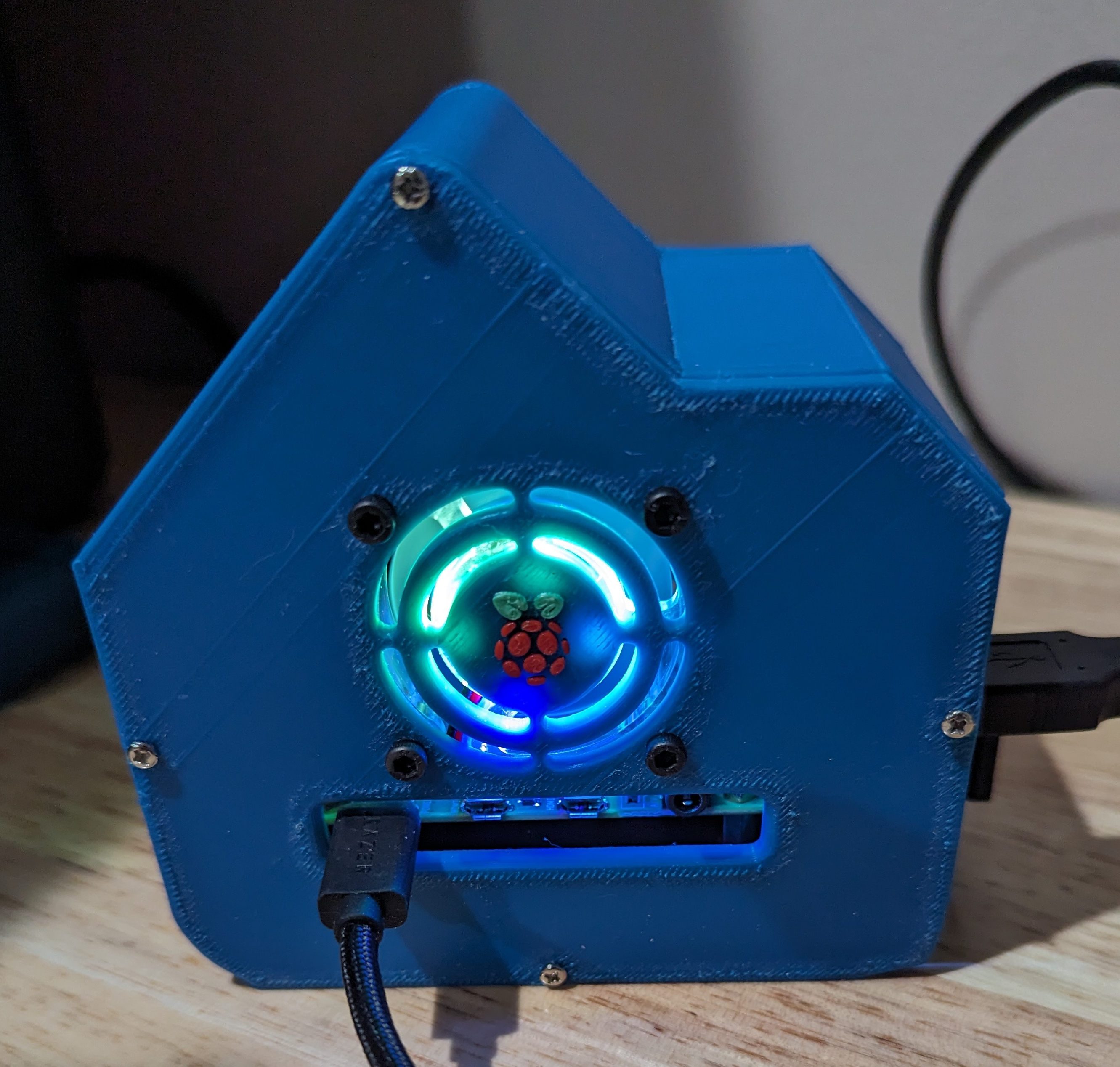 Raspberry pi 4 case with M.2 NVME SSD Adapter board