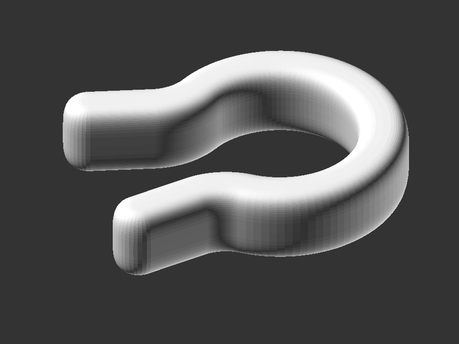 Miniatura 2 do modelo 3D simple Bag Clip