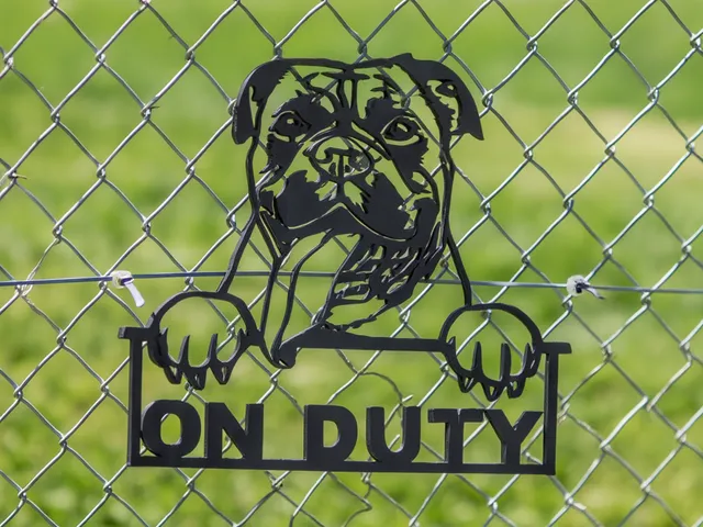 “On Duty” Dog Sign – Outdoor Ready