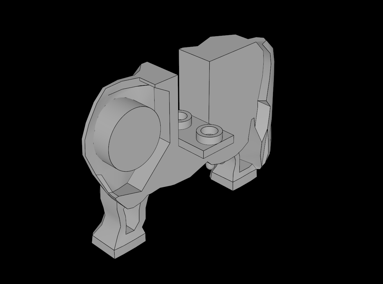 Lego Compatible (64778.dat) Animal Cow Body Right