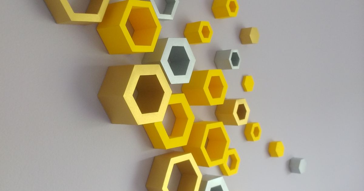 Hexagons are the bestagons! by Copacat Download free STL model