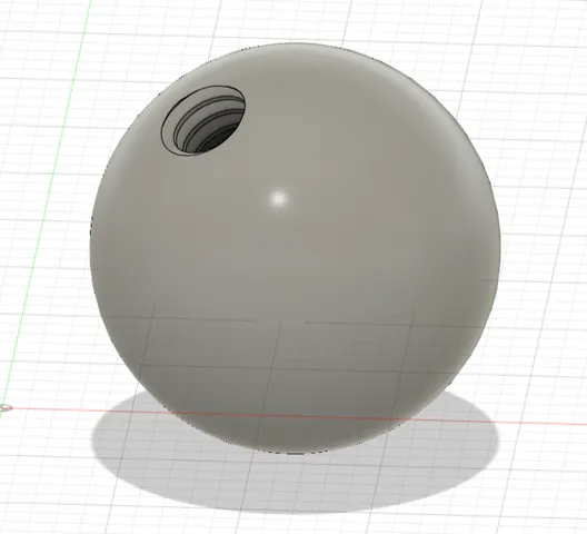 ball with M2 thread