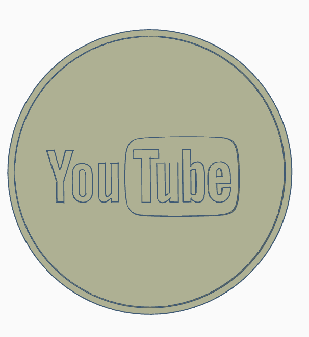 youtube logo coaster