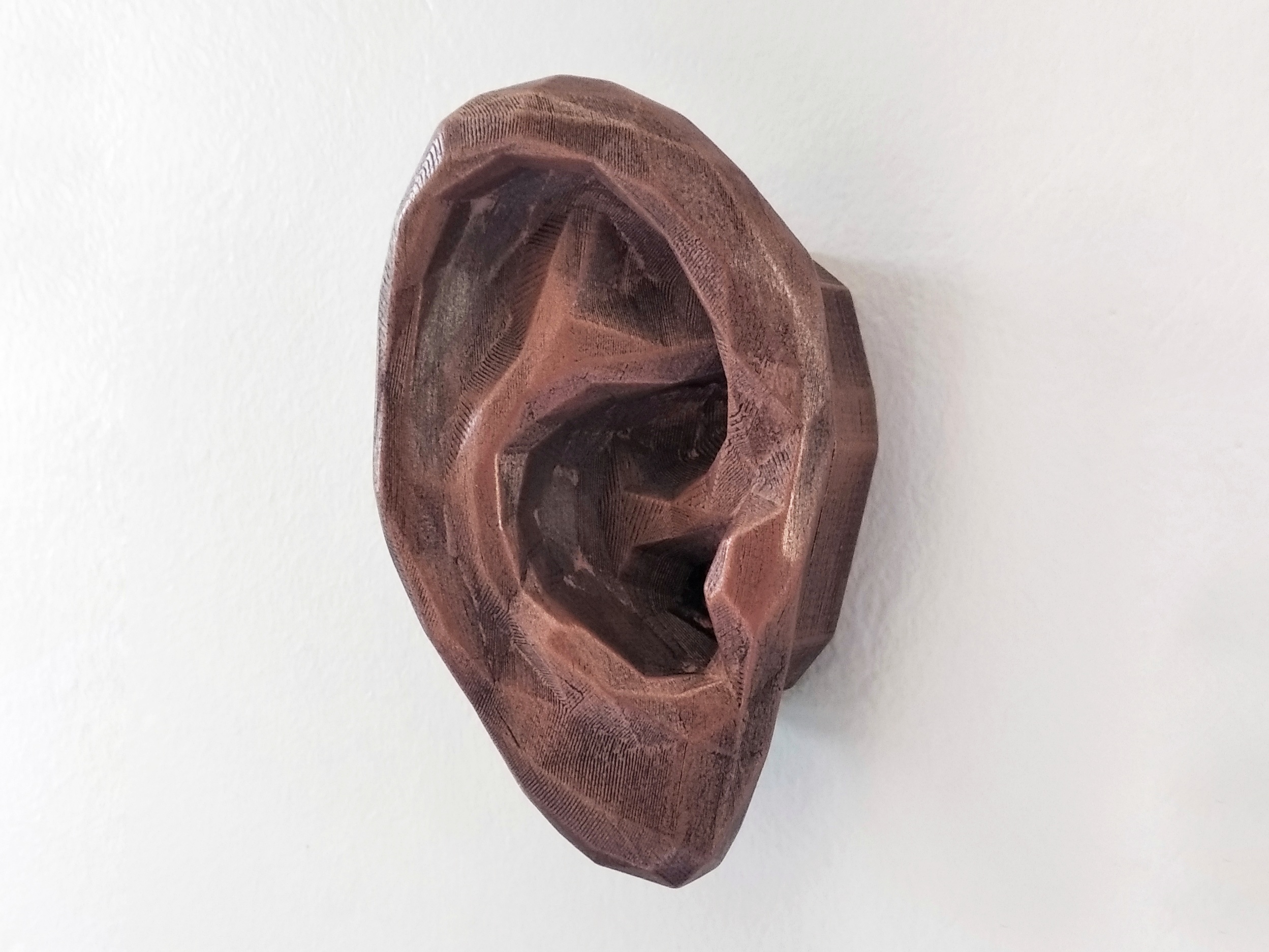 Low Poly Ear Wall Decoration and Hook by ateldsign | Download free STL ...