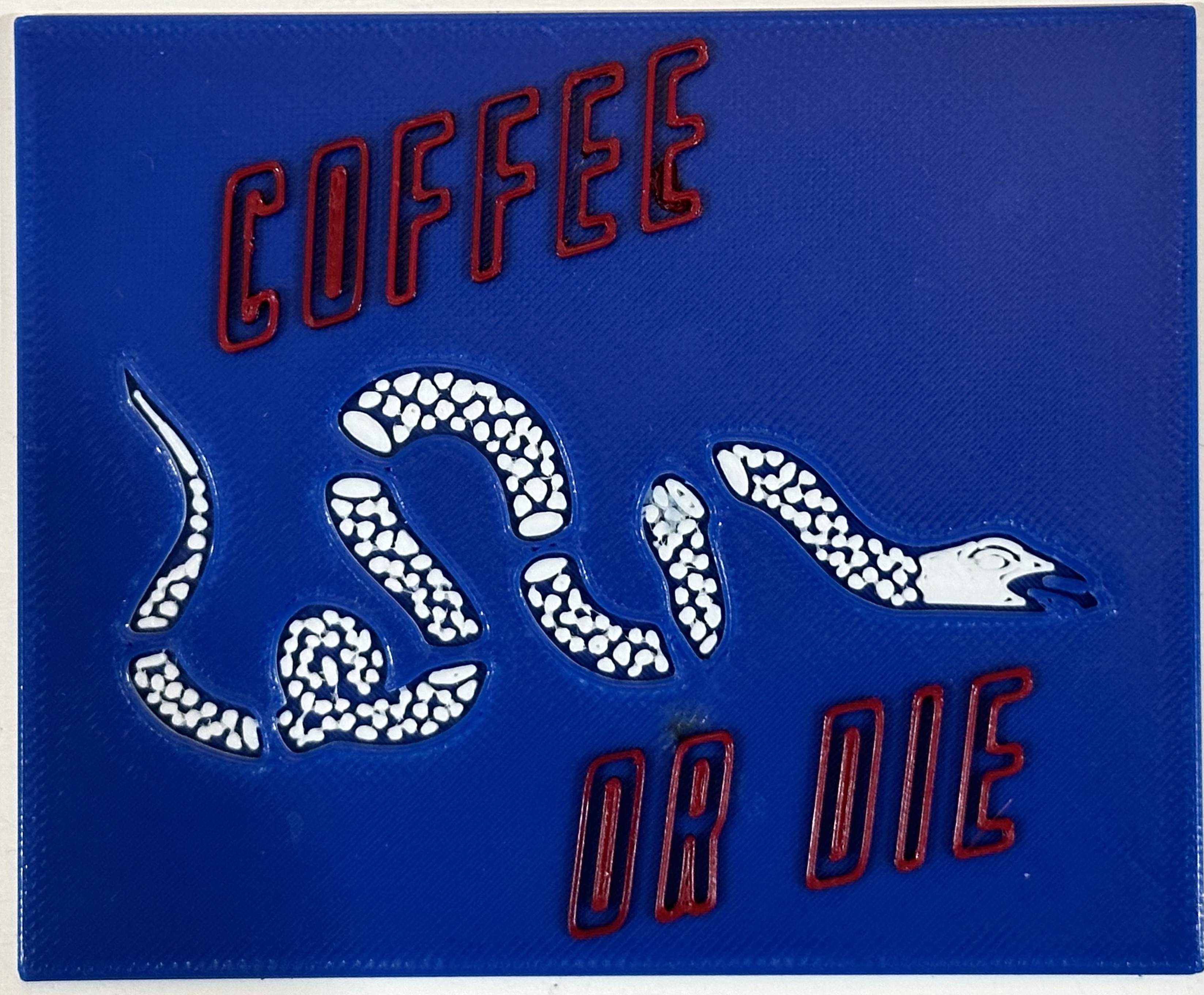 Coffee or Die homage to Benjamin Franklin