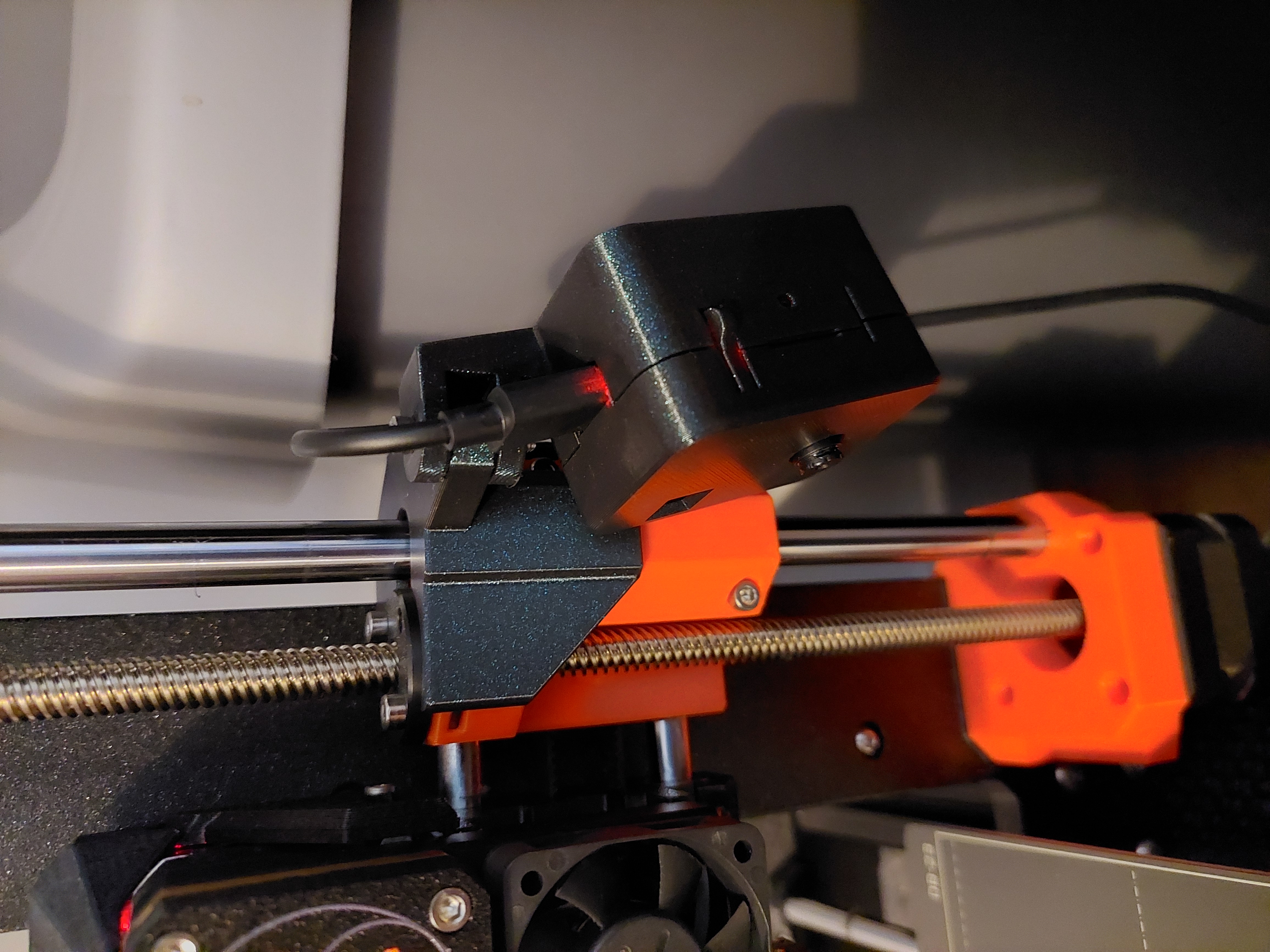 ESP32 Cam Case with 15° rotation for Prusa MK4 3D model thumbnail