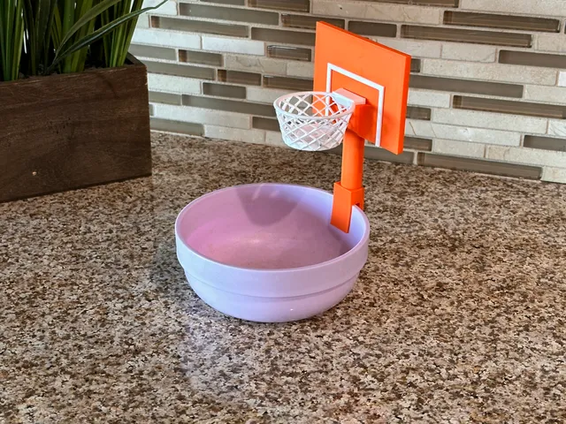 Basketball hoop egg separator