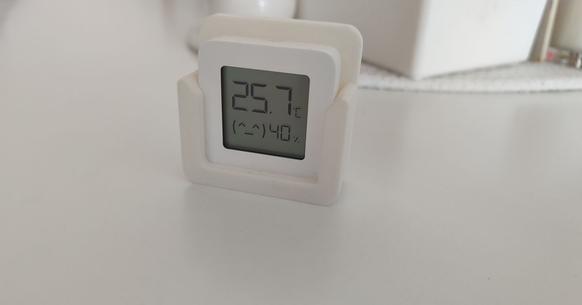 Xiaomi Temperature Sensor Holder by Nozla Download free STL model